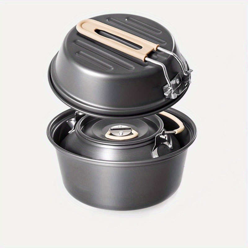 Outdoor Teapot Set Pot Camping - огляд і ціна Camping Cooking Set With Kettle