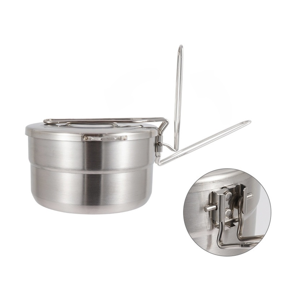 1.5L 304 Stainless Steel Campi - огляд і ціна Camping Cooking Box Set