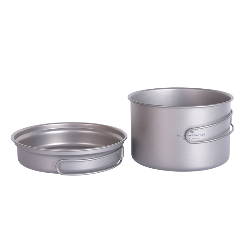 Boundless Voyage Titanium Pot  - огляд і ціна Camping Cooking Set With Kettle