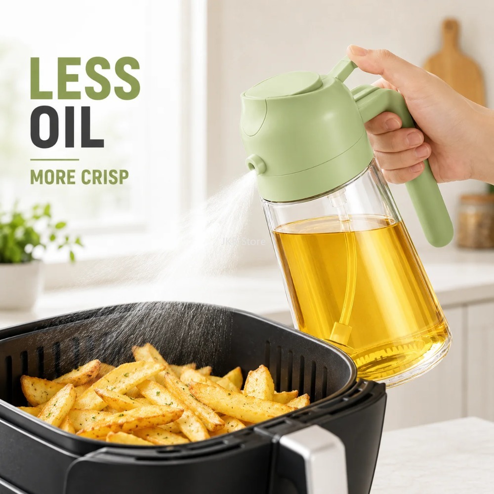 2 in 1 Olive Oil Sprayer Dispe - огляд і ціна Camping Cooking Bbq
