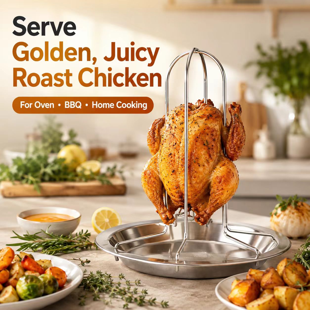 Portable Whole Chicken BBQ Gri - огляд і ціна Camping Cooking Bbq