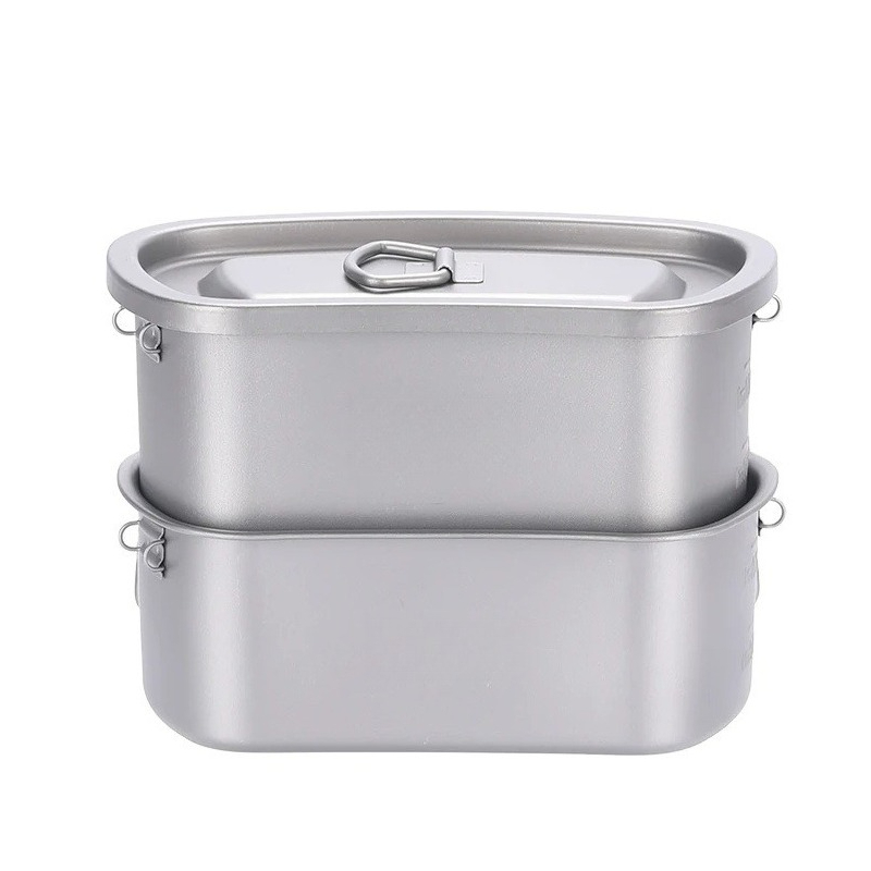 Outdoor camping titanium cante - огляд і ціна Camping Cooking Set With Kettle