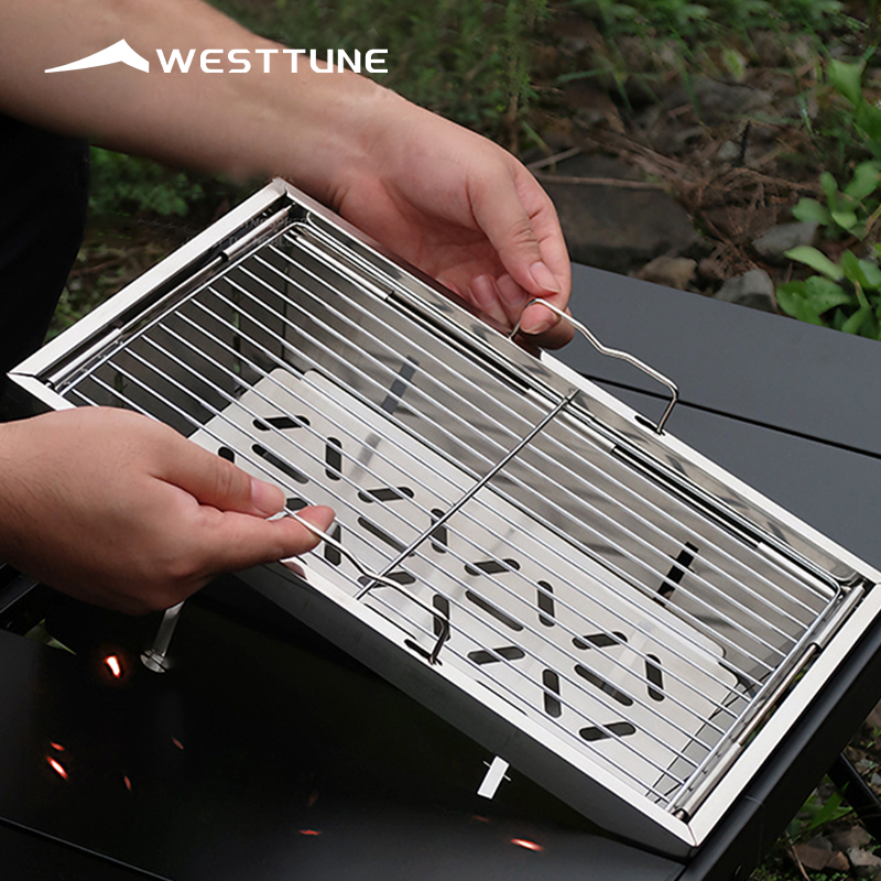 WESTTUNE IGT Barbecue Grill Fo - огляд і ціна Camp Grill Portable Folding