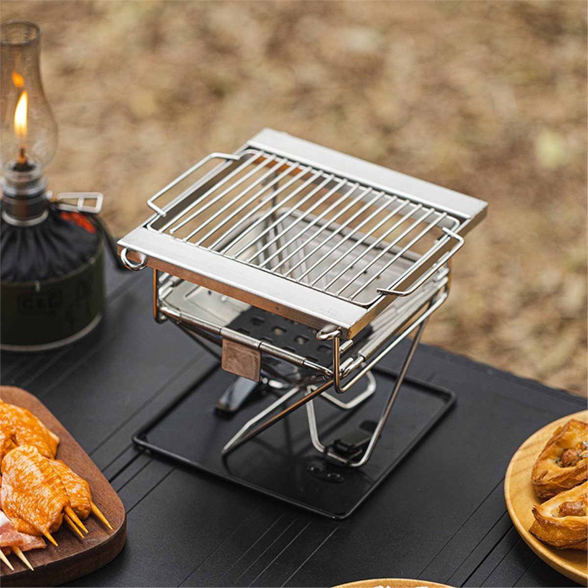 M10K Outdoor Camping Folding G - огляд і ціна Camp Grill Portable Folding