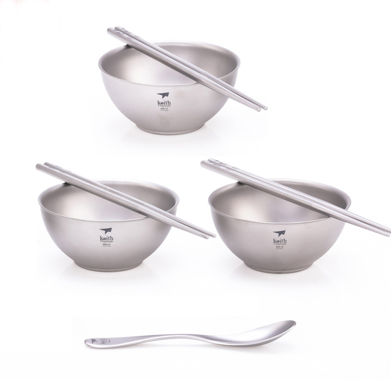 Keith Cooking Set, Titanium Bo - огляд і ціна Camping Cooking Noodles