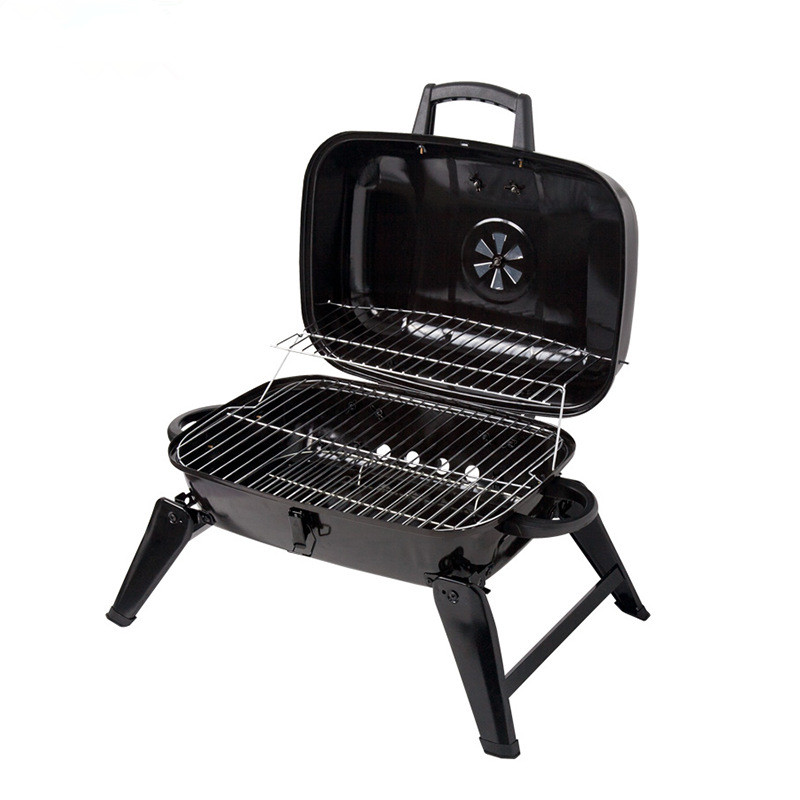 18-inch Black Charcoal Grill F - огляд і ціна Camp Grill Portable Folding