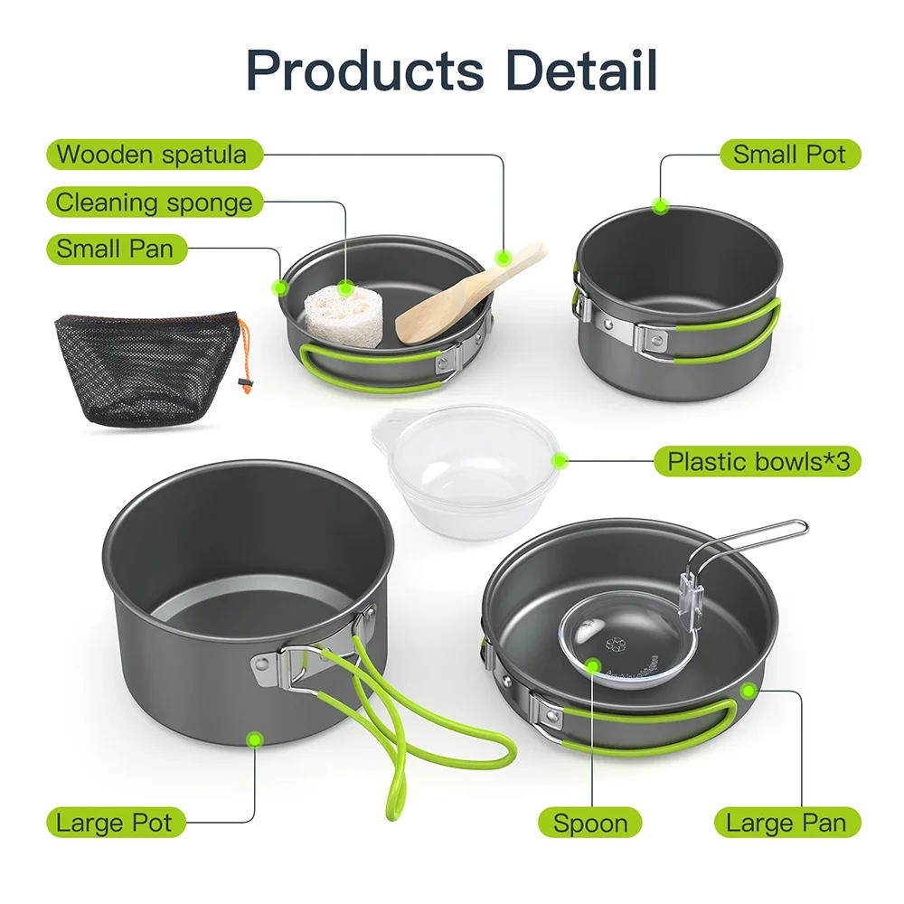 Outdoor Cooking Camping Utensi - огляд і ціна Camping Cooking Materials