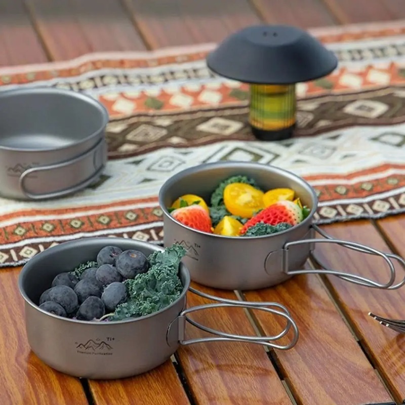 Ultralight Titanium Camping Po - огляд і ціна Camping Cooking Noodles