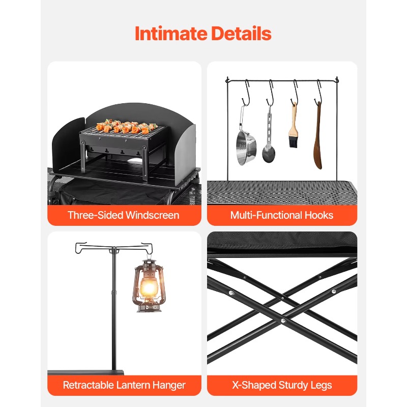 【Hot】VEVOR Camping Kitchen Tab - огляд і ціна Camping Cooking Cupboard