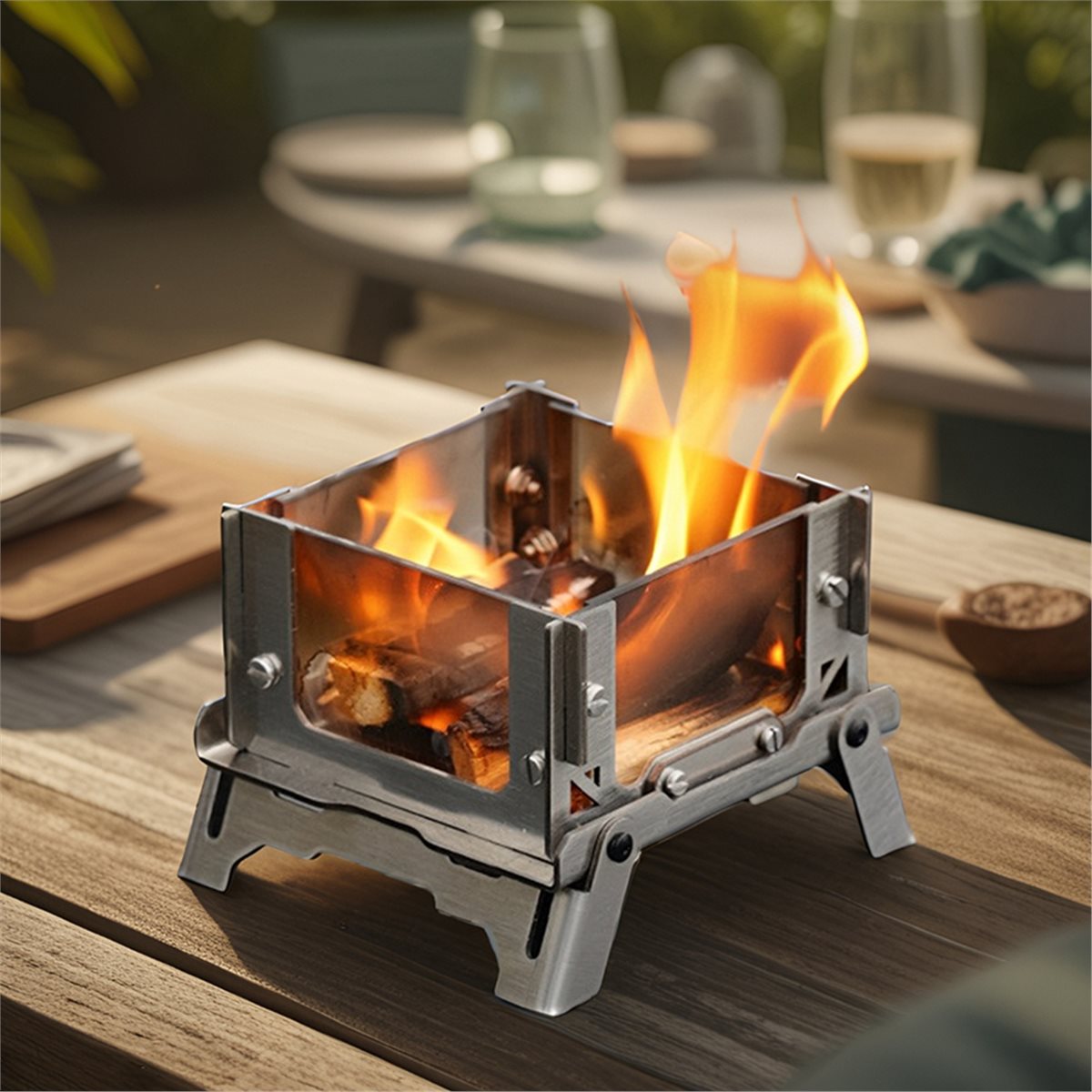 M10K Outdoor Camping Heater Po - огляд і ціна Camp Grill Portable Folding