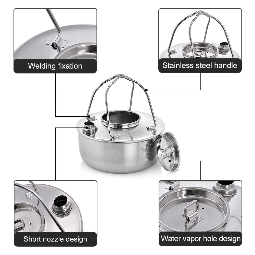 Widesea Camping Outdoor 1.7L S - огляд і ціна Camping Cooking Unit