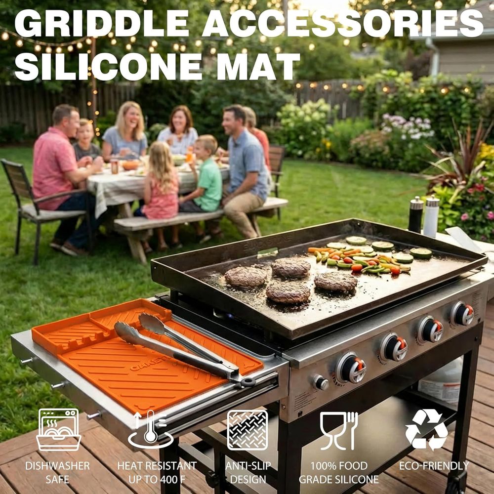 Silicone Grill Mats or Griddle - огляд і ціна Camping Cooking Bbq