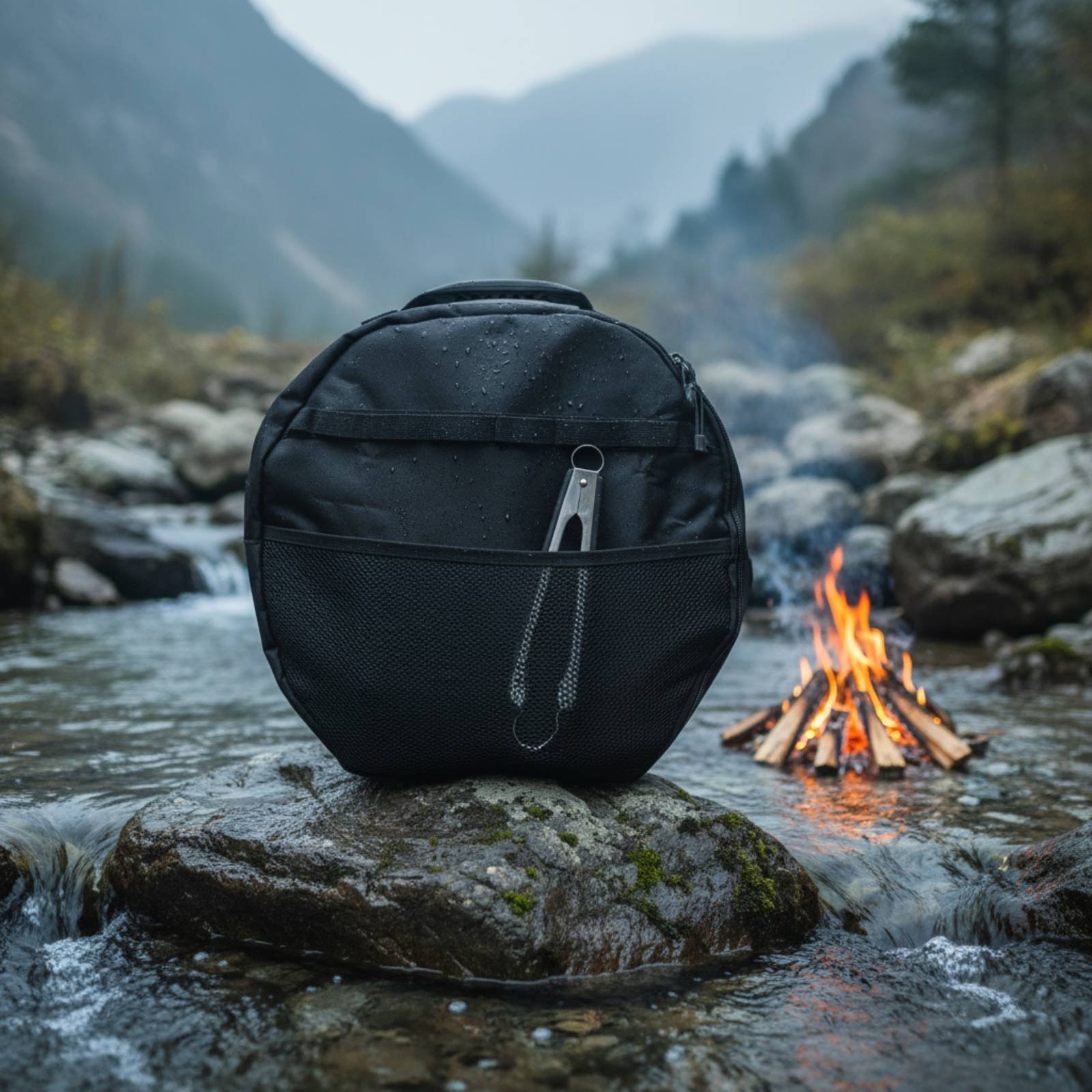 Bbq Pan Organizer Bag Thickene - огляд і ціна Camp Grill Portable Folding