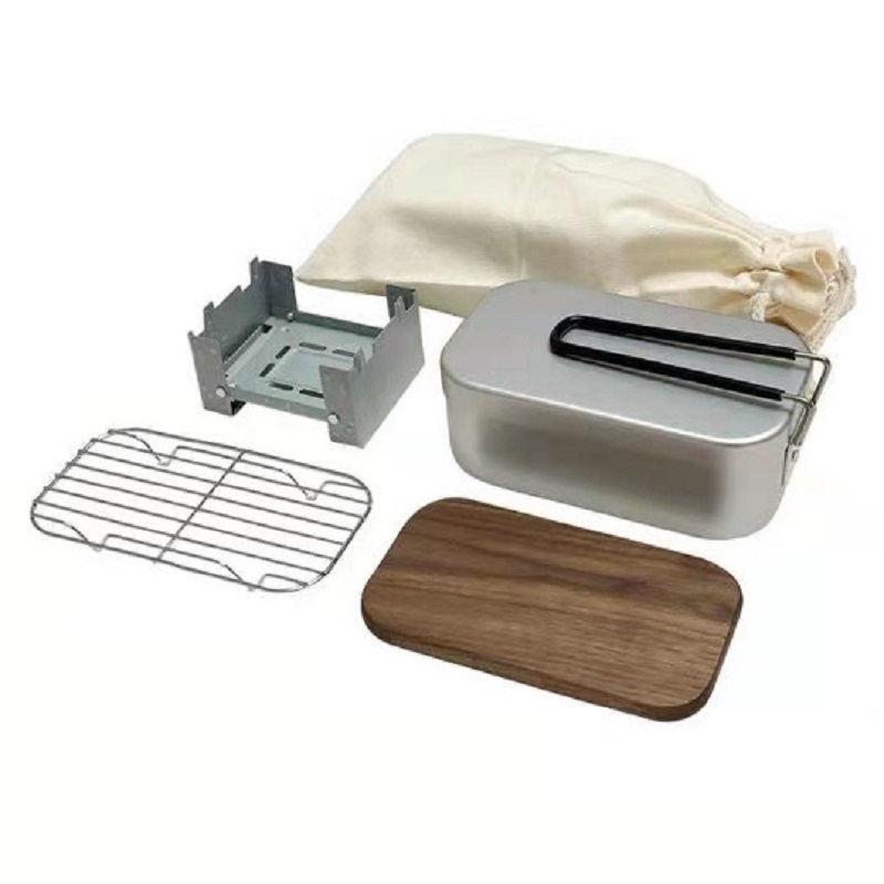 Outdoor Aluminium Mess Kit, St - огляд і ціна Camping Cooking Box Set