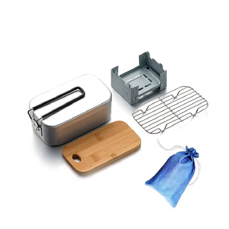 Outdoor Aluminium Mess Kit, St - огляд і ціна Camping Cooking Box Set