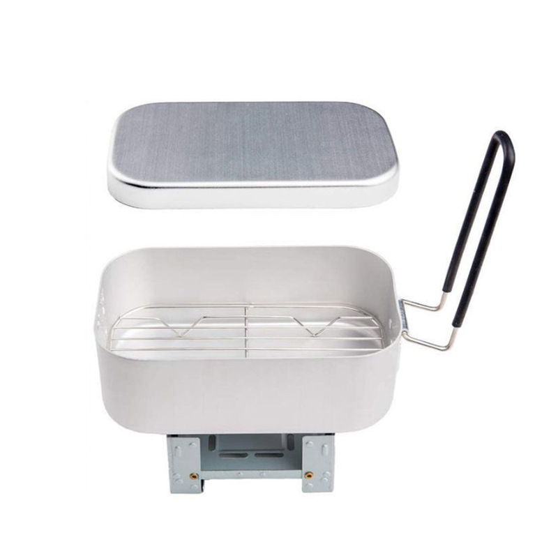 Outdoor Aluminium Mess Kit, St - огляд і ціна Camping Cooking Box Set