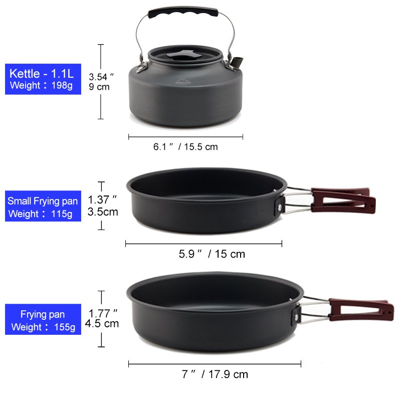 Widesea Camping Cookware Set O - огляд і ціна Camping Cooking Trangia