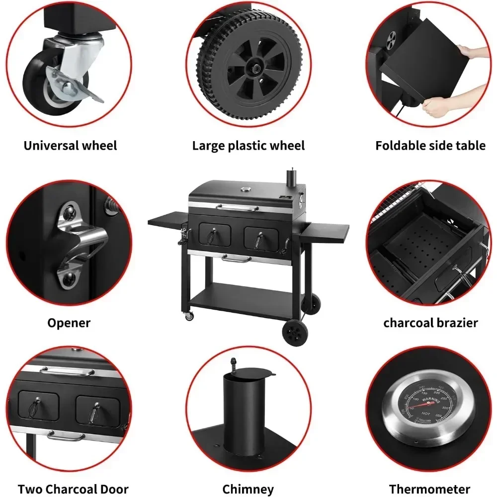 L # For Charcoal Grill ,Outdoo - огляд і ціна Camping Cooking Materials