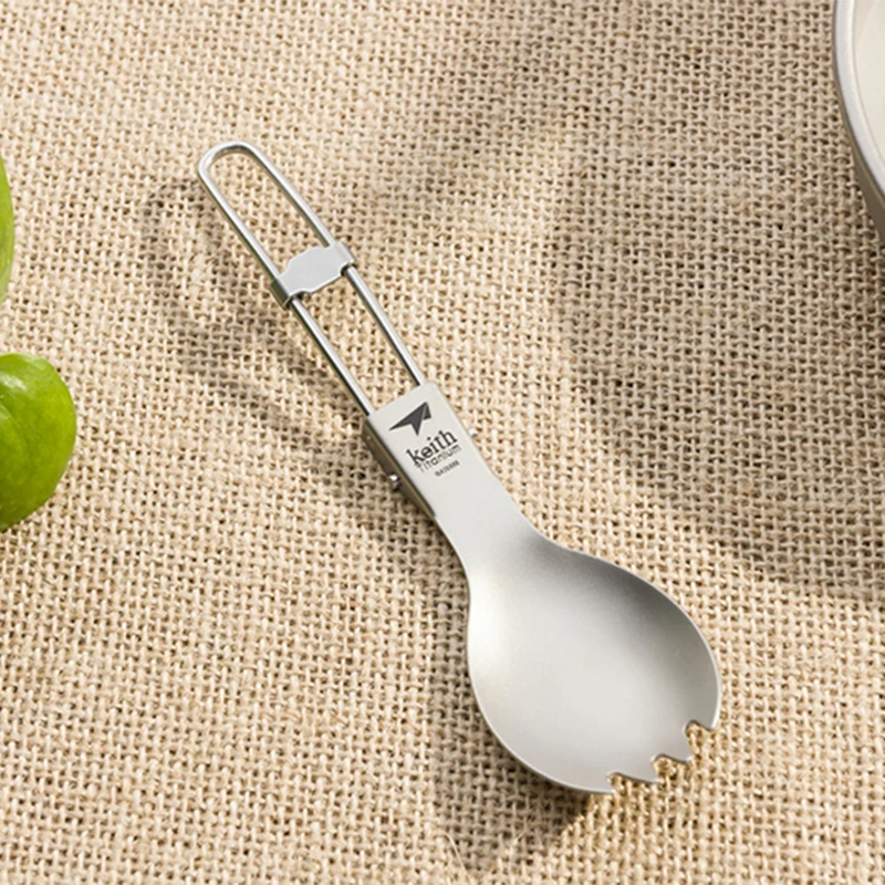 Keith Titanium Spork Foldable  - огляд і ціна Camping Cooking Ware