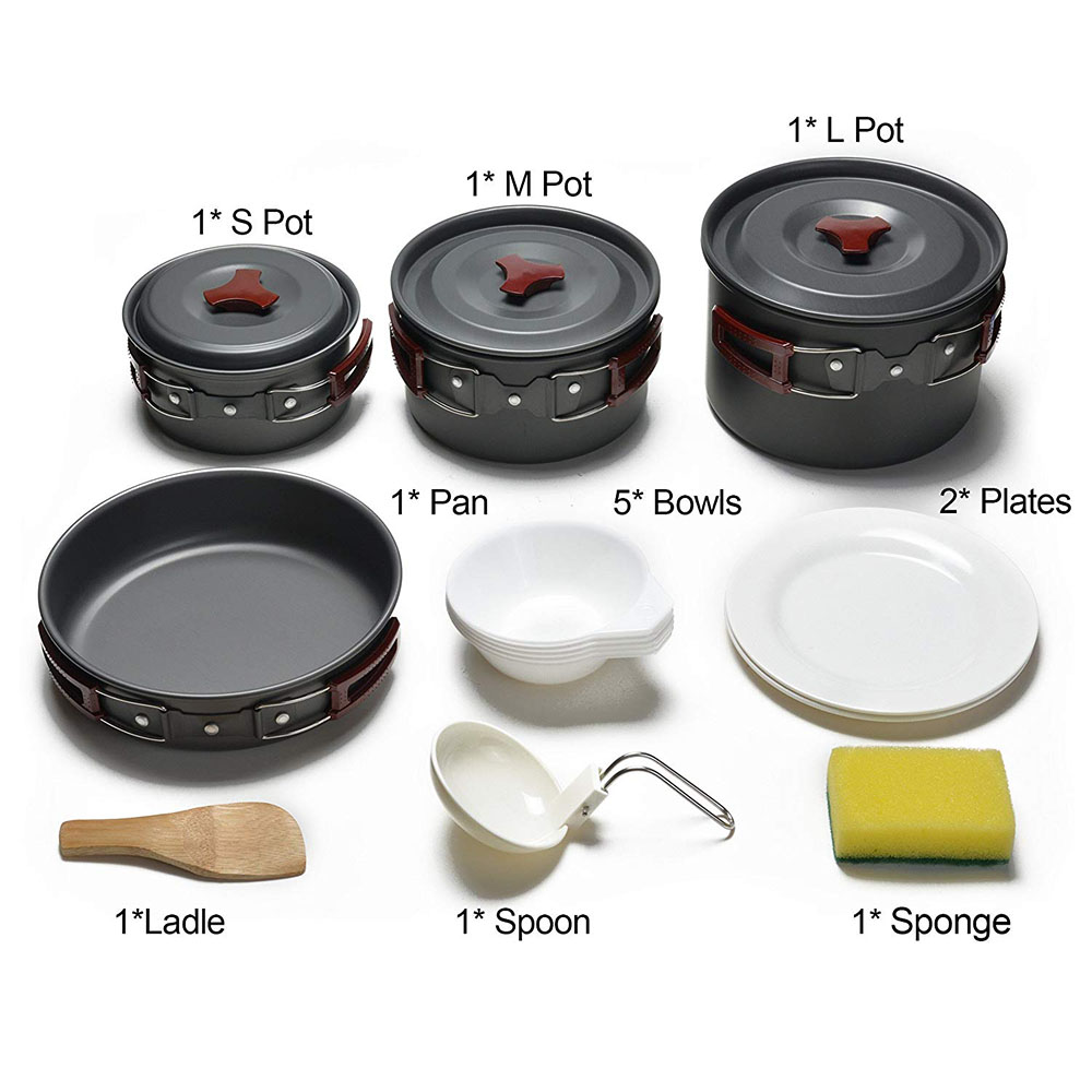 Outdoor Camping Cookware Kit N - огляд і ціна Camping Cooking Ware