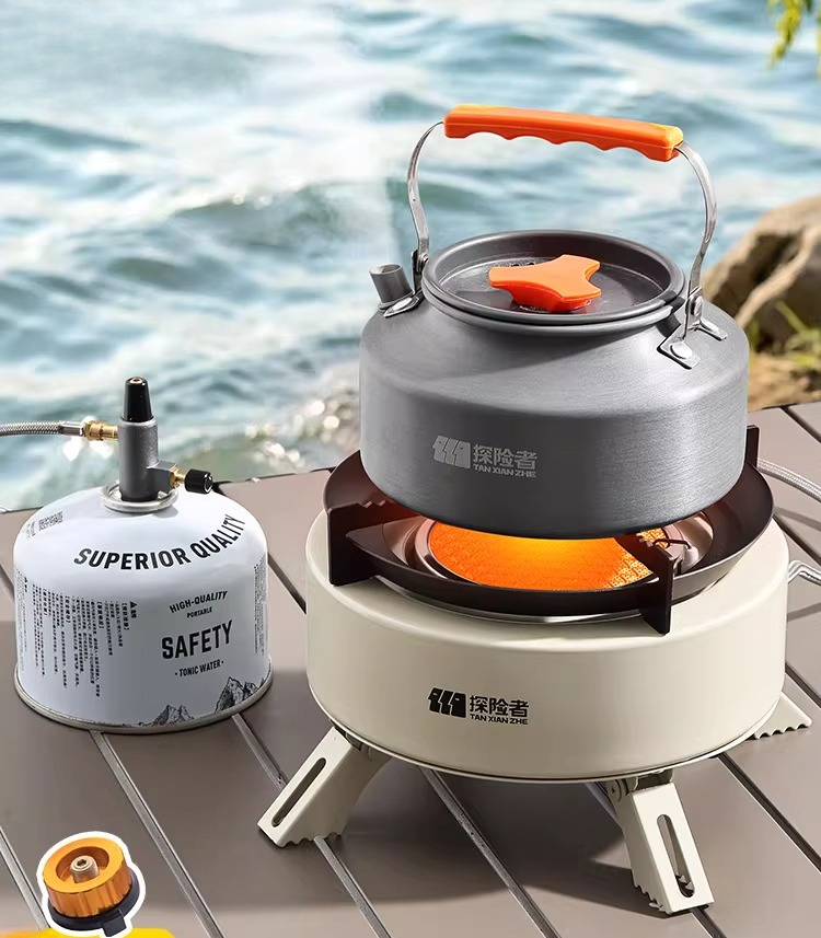 Portable Split Gas Stove Outdo - огляд і ціна Camping Cooking Box Set