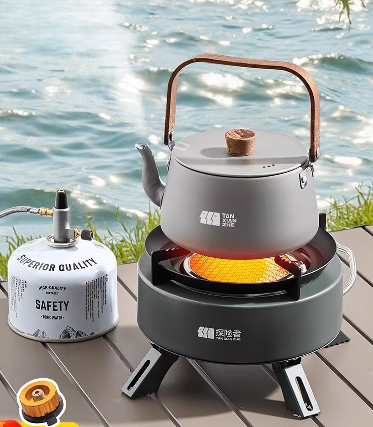 Portable Split Gas Stove Outdo - огляд і ціна Camping Cooking Box Set