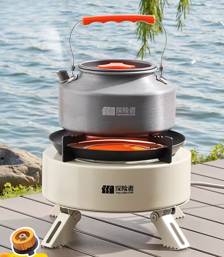 Portable Split Gas Stove Outdo - огляд і ціна Camping Cooking Box Set