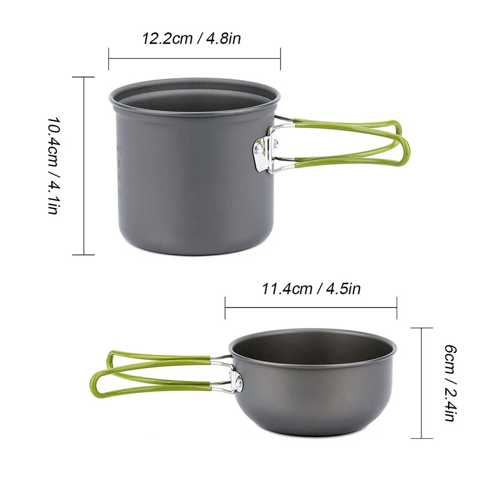 Camping Cookware Kit with Stov - огляд і ціна Camping Cooking Ware