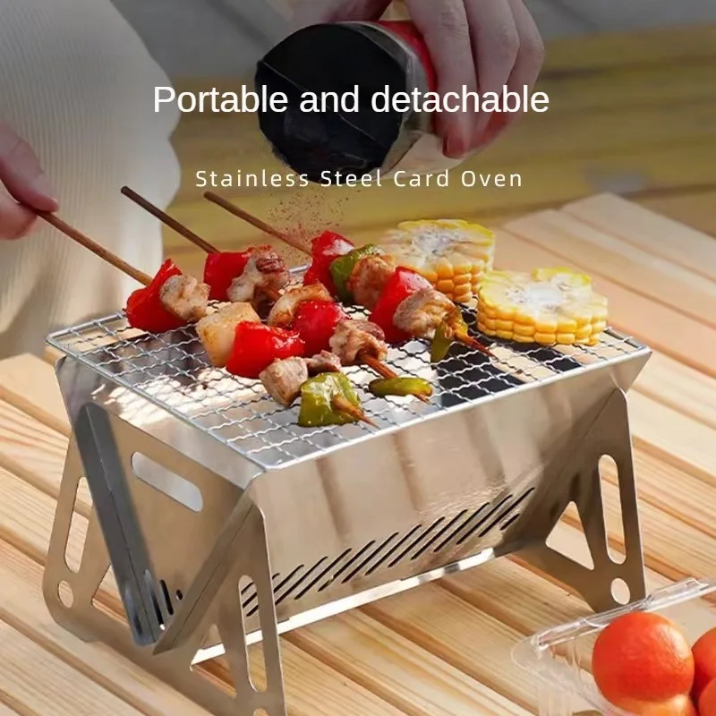 Portable Folding Barbecue Gril - огляд і ціна Camp Grill Portable Folding