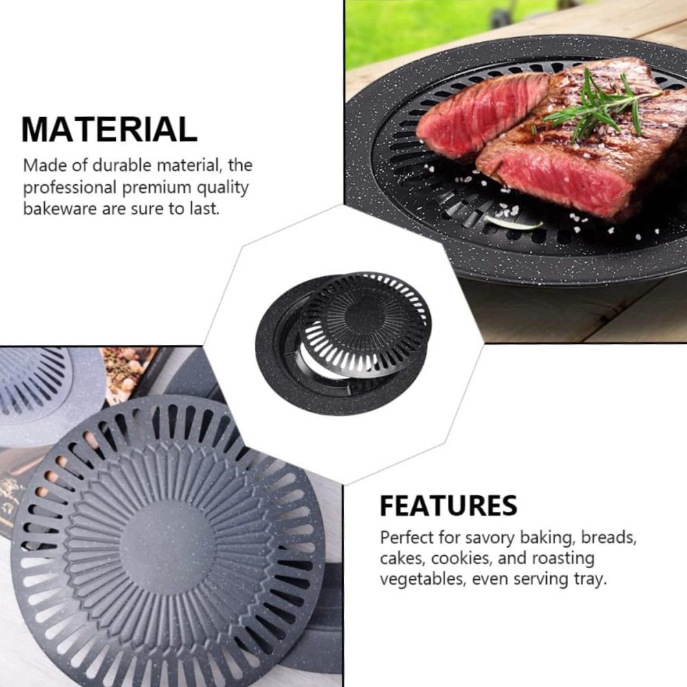 KOSUN Aluminum Korean Grill Pa - огляд і ціна Camping Cooking Vegetables